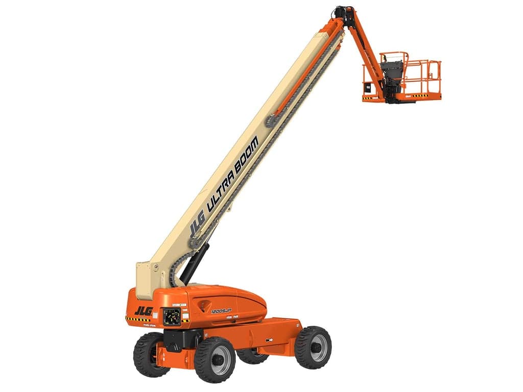 STR BOOM LIFT-120'-4WD (JLG 1200SJP) Boom w/ jib 120' tall STR BOOM LIFT-120'-4WD (JLG 1200SJP) Boom w/ jib 120' tall